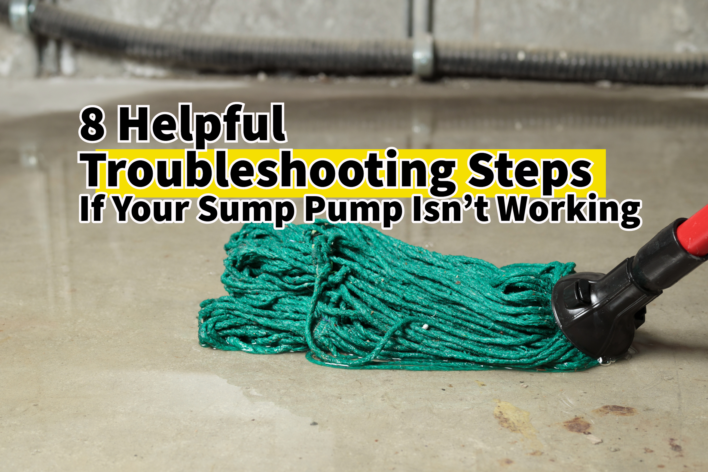 A homeowners guide to troubleshooting a malfunctioning sump pump. Plumbing and drain services in Bellbrook, Ohio.